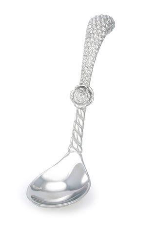 Encrusted Rose Sugar Spoon