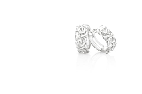 Rosey Hoop Earrings (Small)